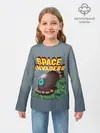 Детский лонгслив / Boss | Space Invaders | Old game