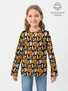 Детский лонгслив / Patern Halloween 22