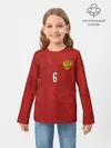 Детский лонгслив / Баринов форма сборной России