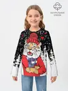 Детский лонгслив / Тигр в красном