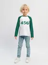 Детский лонгслив / Как в Игре в Кальмара. Футболка 456 игрока