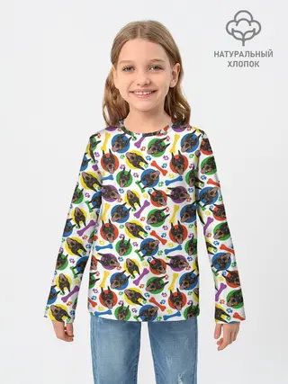 Детский лонгслив / Доберман