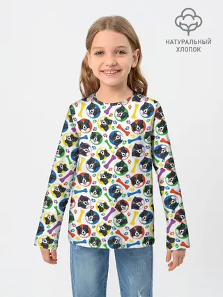Детский лонгслив / Бордер-Колли