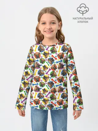 Детский лонгслив / Немецкий Боксёр