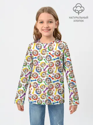 Детский лонгслив / Бигль