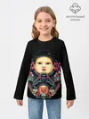 Детский лонгслив / Игра в кальмара Кукла маски черепа