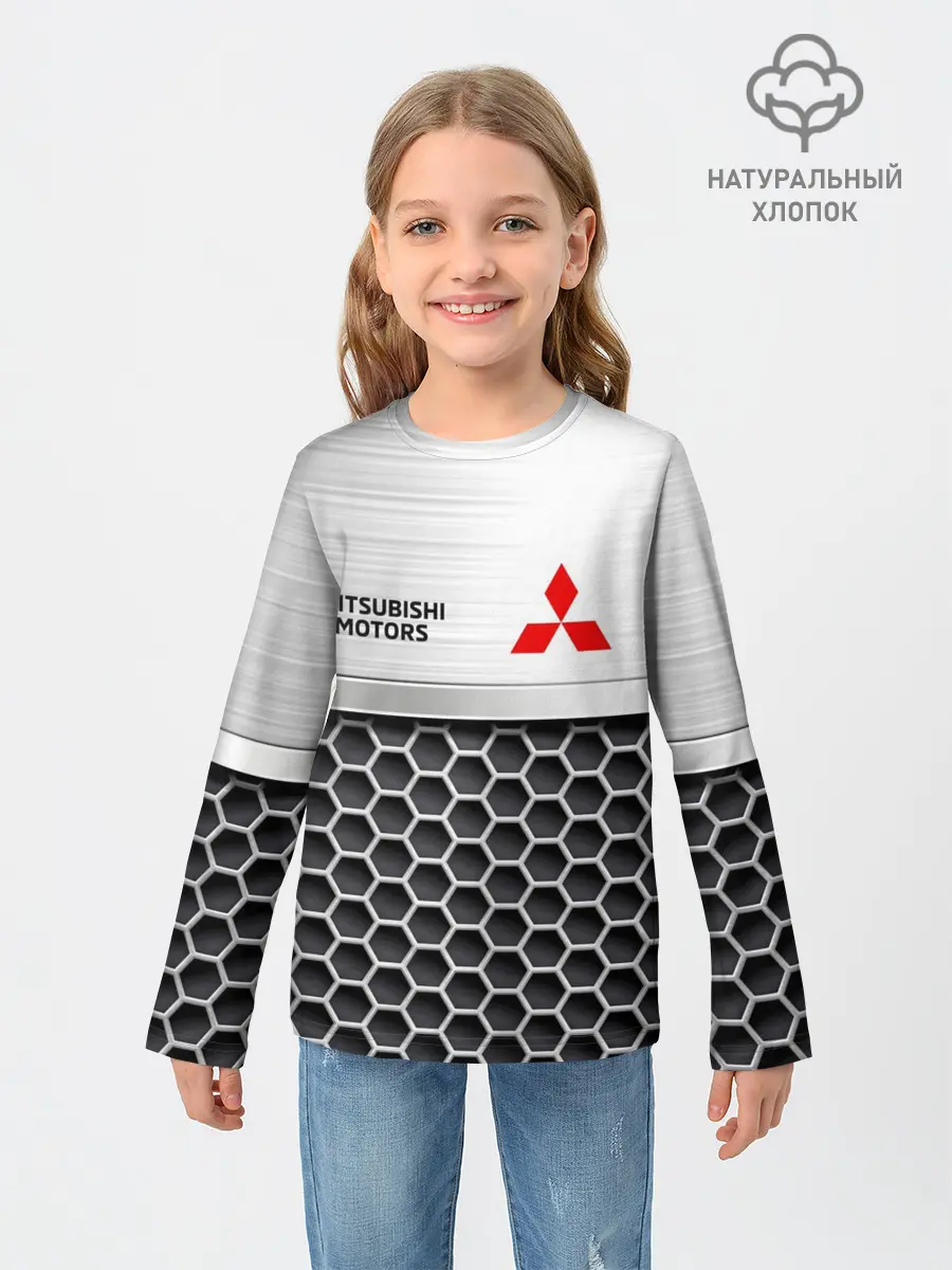 Детский лонгслив / Mitsubishi | Стальная решетка