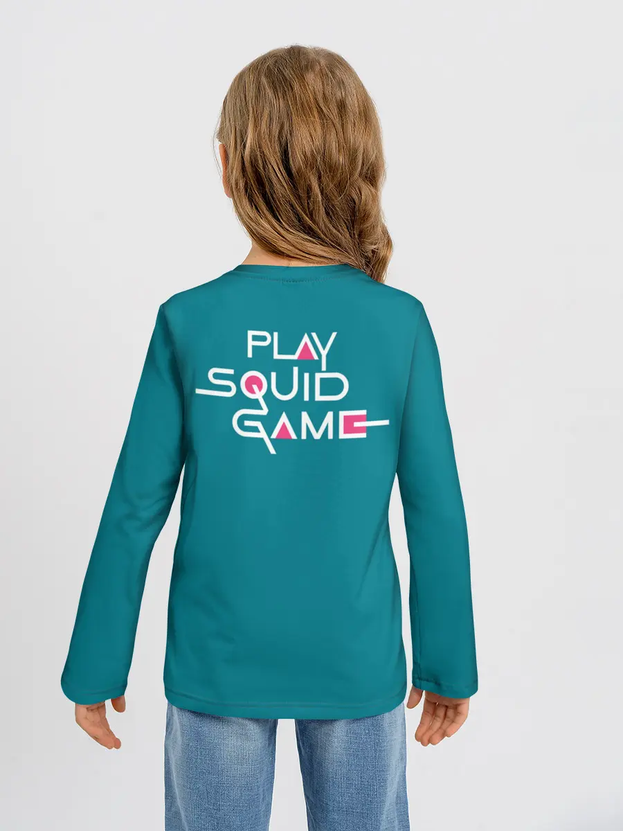 Детский лонгслив / Keep calm and play squid game