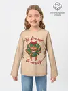 Детский лонгслив / Ленивец Новый год