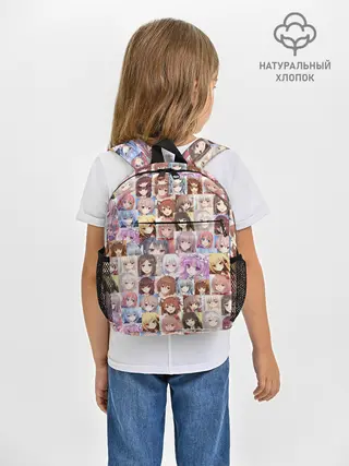 Рюкзак детский / MANY FACES OF ANIME GIRLS