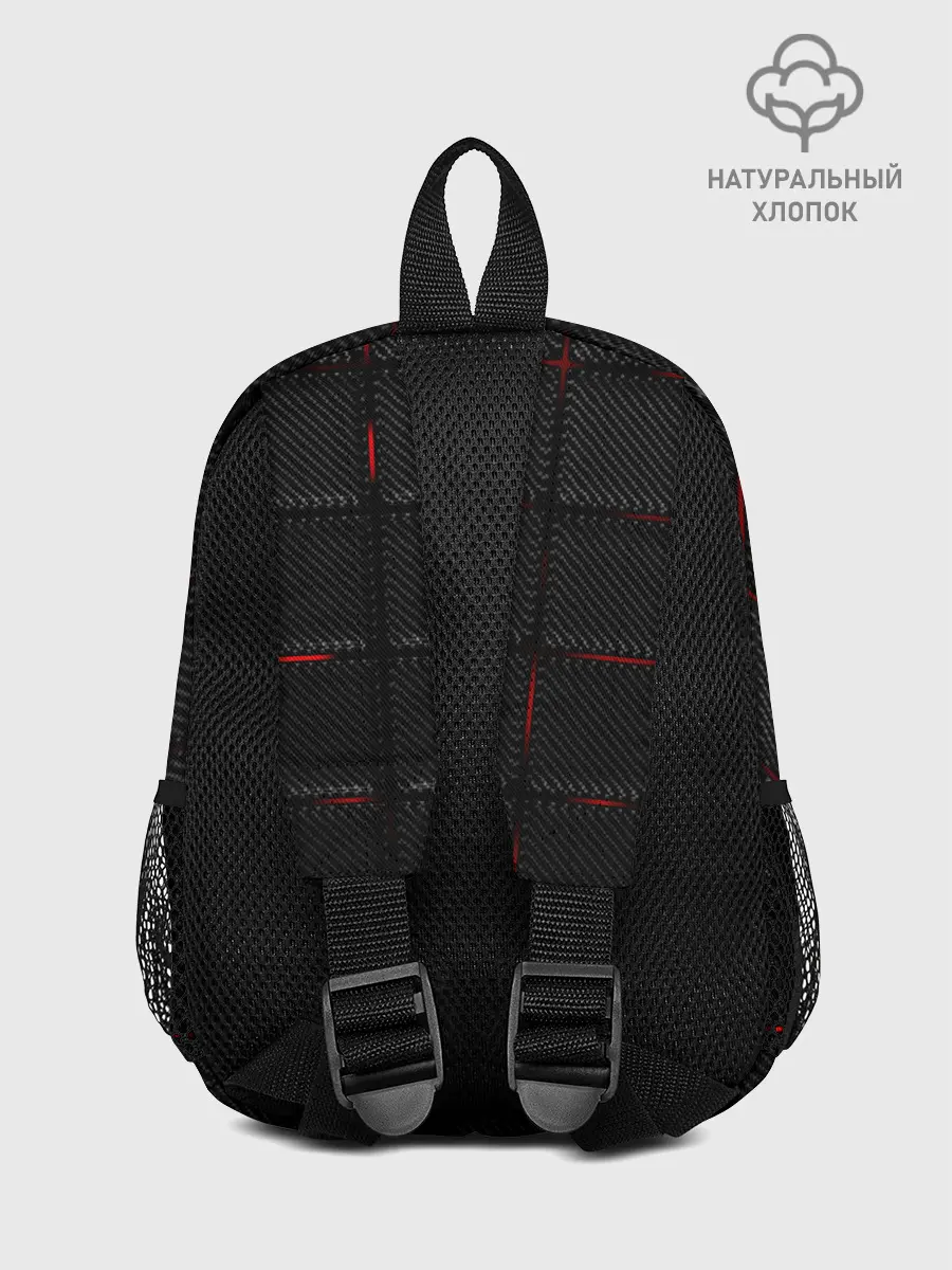 Рюкзак детский / 3D Плиты Red & Black