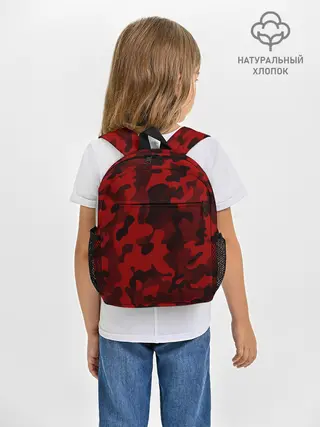 Рюкзак детский / RED MILITARY | КРАСНЫЙ КАМУФЛЯЖ