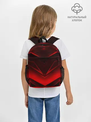 Рюкзак детский / GEOMETRY STRIPES | КРАСНАЯ ГЕОМЕТРИЯ