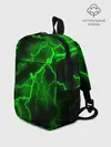 Рюкзак детский / МОЛНИЯ GREEN NEON