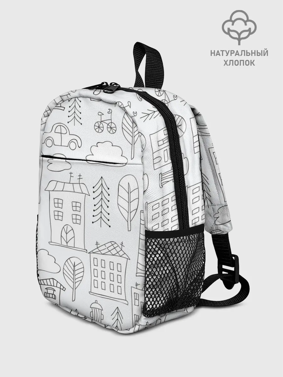 Рюкзак детский / Нарисованный город