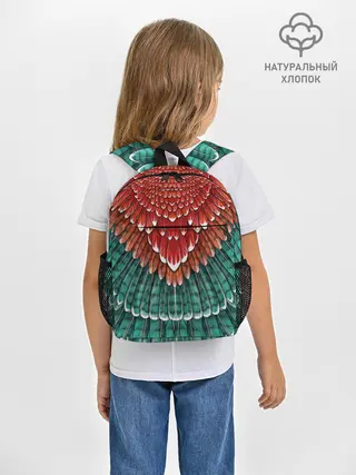 Рюкзак детский / Оперение зимородка
