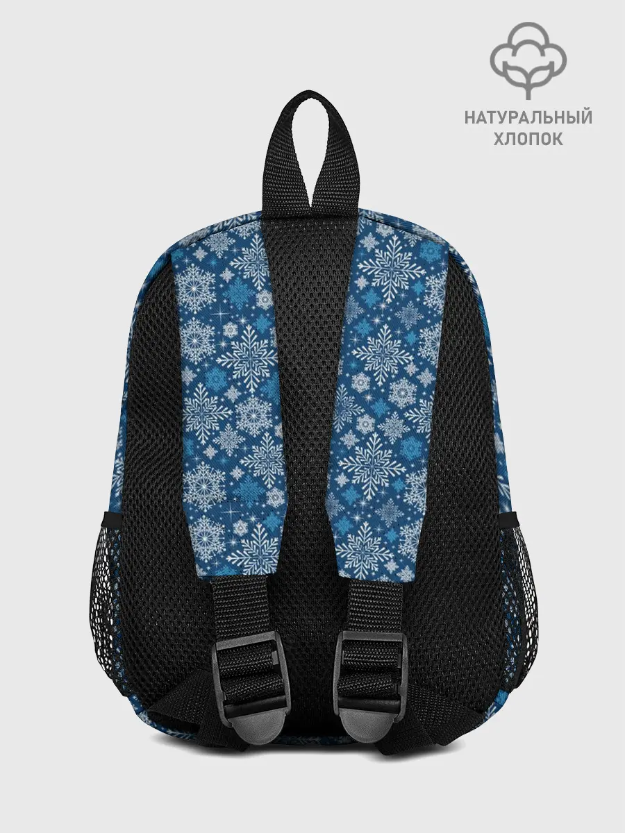 Рюкзак детский / Снежные Узоры на Новый Год