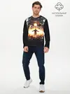 Мужской лонгслив базовый / Frostpunk - city (P007_P004ooo1568079, P004ooo1568079)