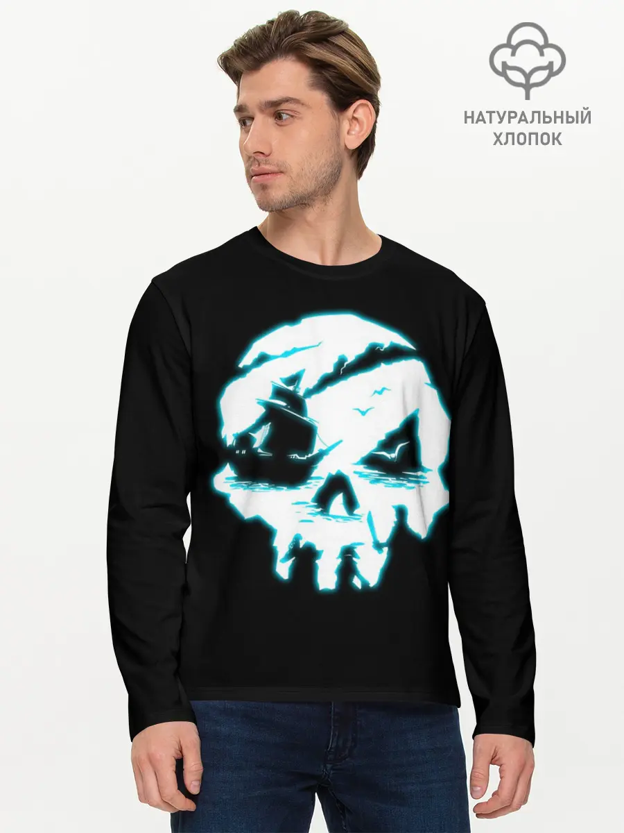 Мужской лонгслив базовый / Sea of Thieves (P007_P004ooo1569181, P004ooo1569181)