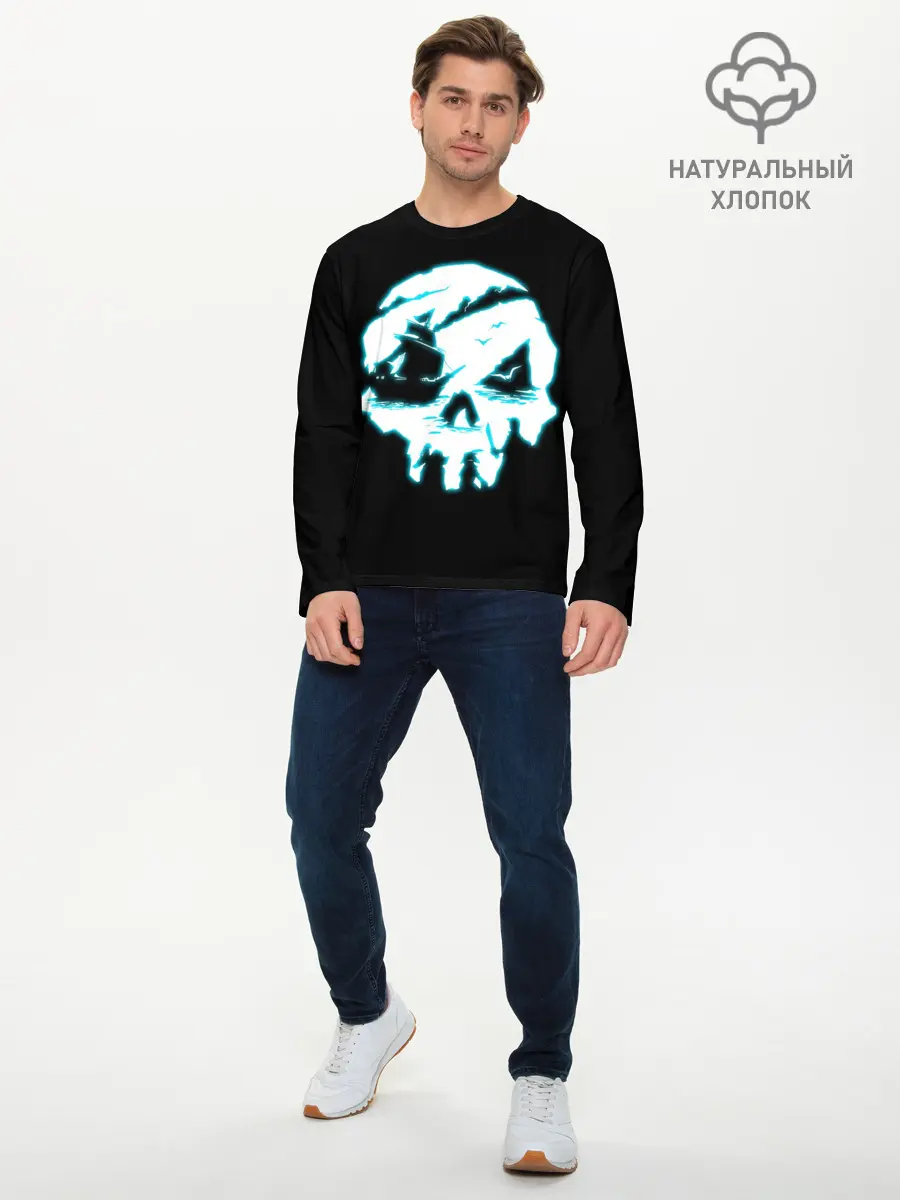 Мужской лонгслив базовый / Sea of Thieves (P007_P004ooo1569181, P004ooo1569181)
