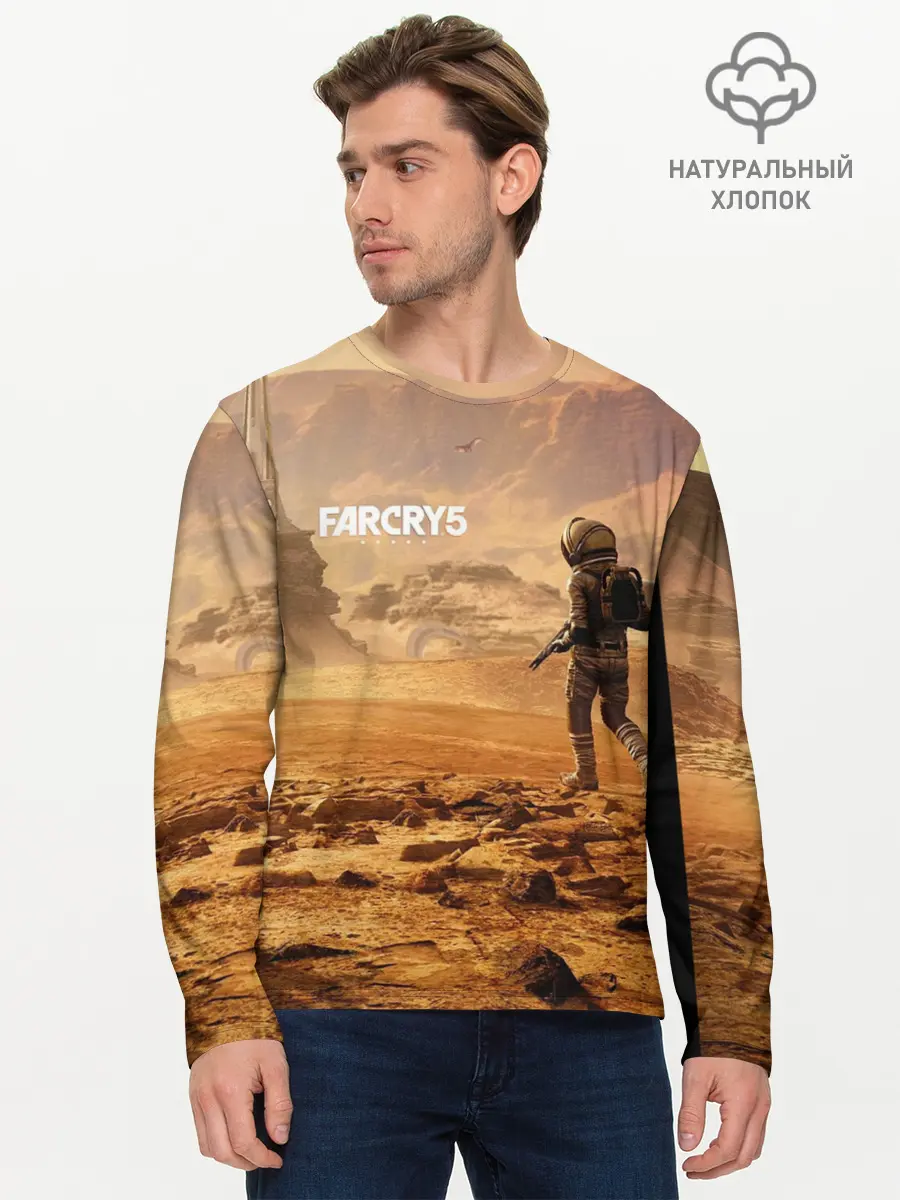 Мужской лонгслив базовый / FAR CRY 5 LOST ON MARS (P007_P004ooo1571811, P004ooo1571811)