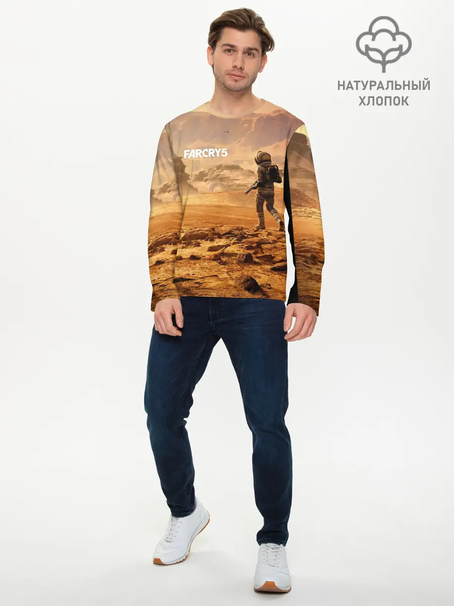 Мужской лонгслив базовый / FAR CRY 5 LOST ON MARS (P007_P004ooo1571811, P004ooo1571811)
