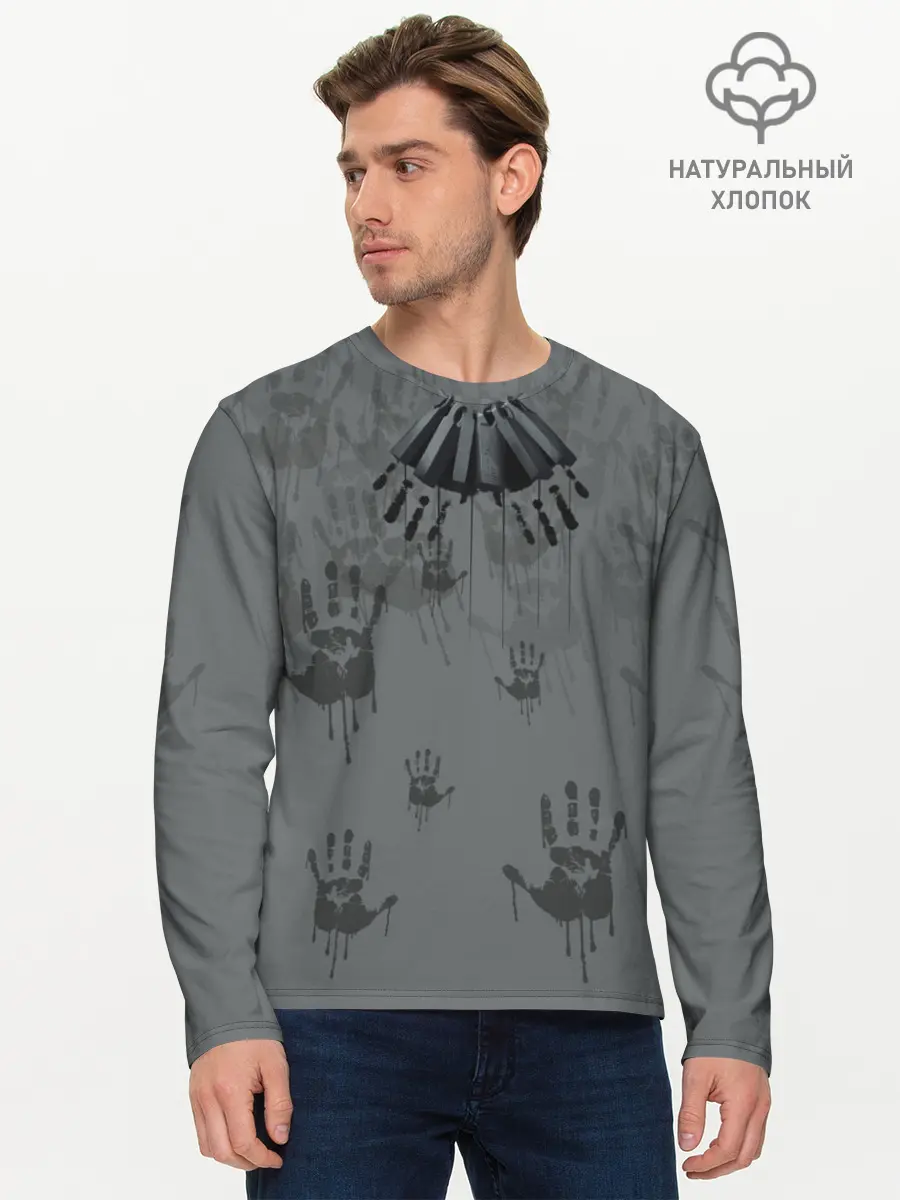 Мужской лонгслив базовый / DEATH STRANDING (P007_P004ooo1571939, P004ooo1571939)