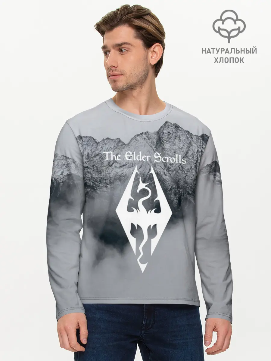 Мужской лонгслив базовый / TES V SKYRIM (P007_P004ooo1572319, P004ooo1572319)