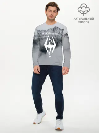 Мужской лонгслив базовый / TES V SKYRIM (P007_P004ooo1572319, P004ooo1572319)