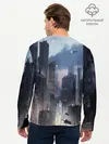 Мужской лонгслив базовый / Cyberpunk 2077 city (P007_P004ooo1571271, P004ooo1571271)