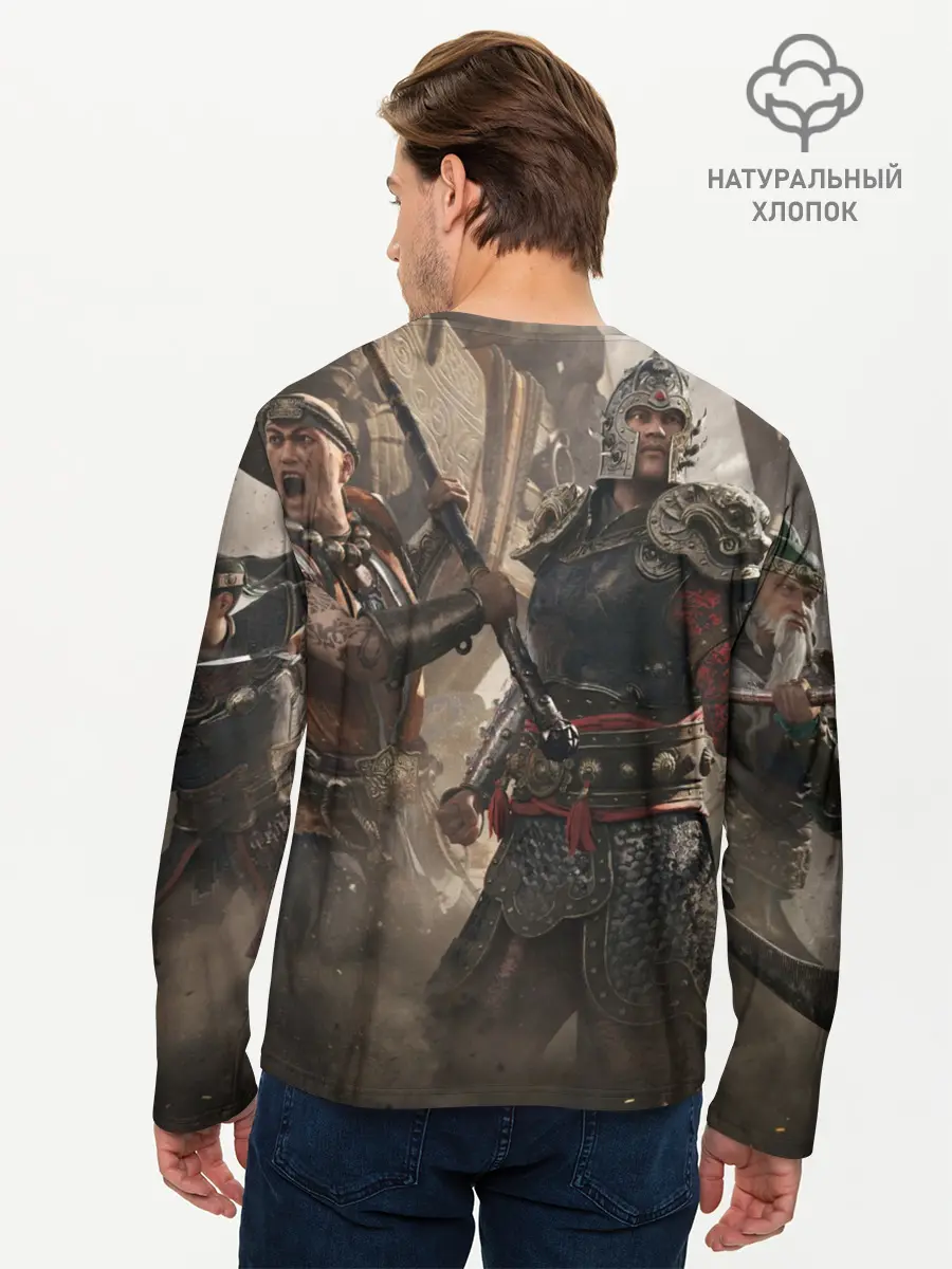 Мужской лонгслив базовый / FOR HONOR (P007_P004ooo1571421, P004ooo1571421)