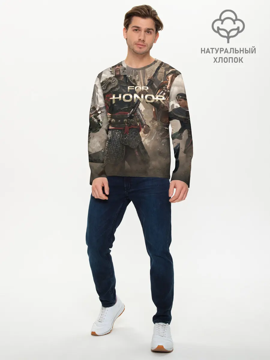 Мужской лонгслив базовый / FOR HONOR (P007_P004ooo1571421, P004ooo1571421)