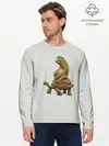 Мужской лонгслив базовый / Ленивец и Черепаха (P007_P004ooo1576947, P004ooo1576947)