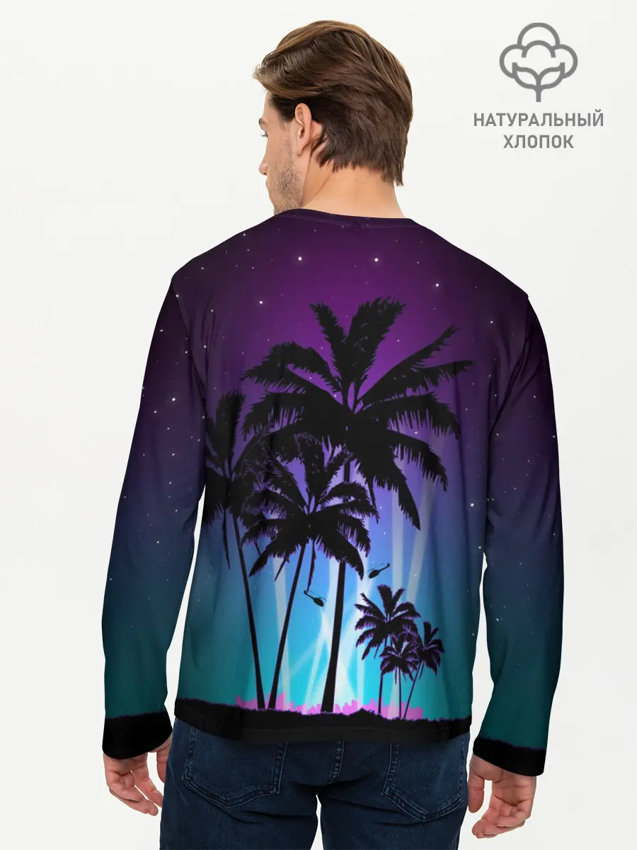 Мужской лонгслив базовый / GTA Vice City (P007_P004ooo1572633, P004ooo1572633)