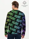 Мужской лонгслив базовый / AC DC. Паттерн Градиент (P007_P004ooo1573457, P004ooo1573457)