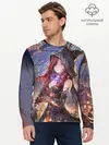 Мужской лонгслив базовый / Однокрылый демон Амира (P007_P004ooo1574039, P004ooo1574039)