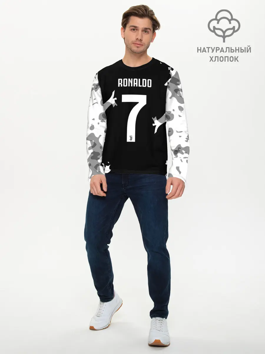 Мужской лонгслив базовый / RONALDO JUVE SPORT (P007_P004ooo1574639, P004ooo1574639)