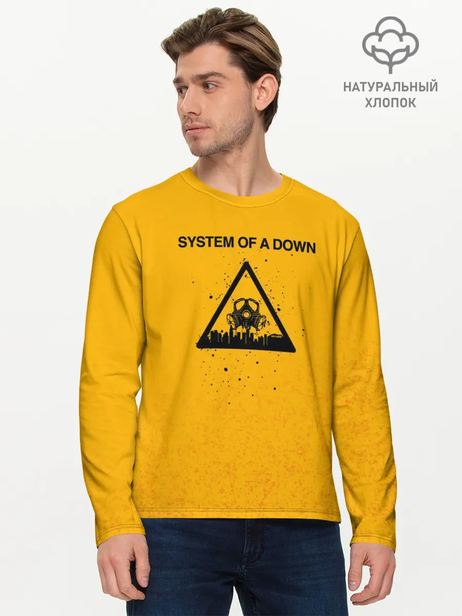 Мужской лонгслив базовый / System of a Down (P007_P004ooo1584347, P004ooo1584347)