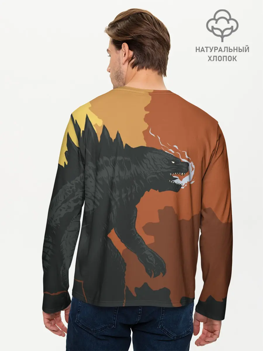 Мужской лонгслив базовый / GODZILLA | ГОДЗИЛЛА (P007_P004ooo1585647, P004ooo1585647)