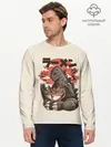 Мужской лонгслив базовый / GODZILLA КУШАЕТ | ГОДЗИЛЛА (P007_P004ooo1585669, P004ooo1585669)