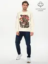 Мужской лонгслив базовый / GODZILLA КУШАЕТ | ГОДЗИЛЛА (P007_P004ooo1585669, P004ooo1585669)