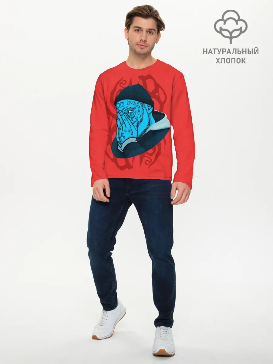 Мужской лонгслив базовый / Jeembo Grime (P007_P004ooo1585953, P004ooo1585953)