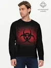 Мужской лонгслив базовый / Biohazard (P007_P004ooo1586039, P004ooo1586039)
