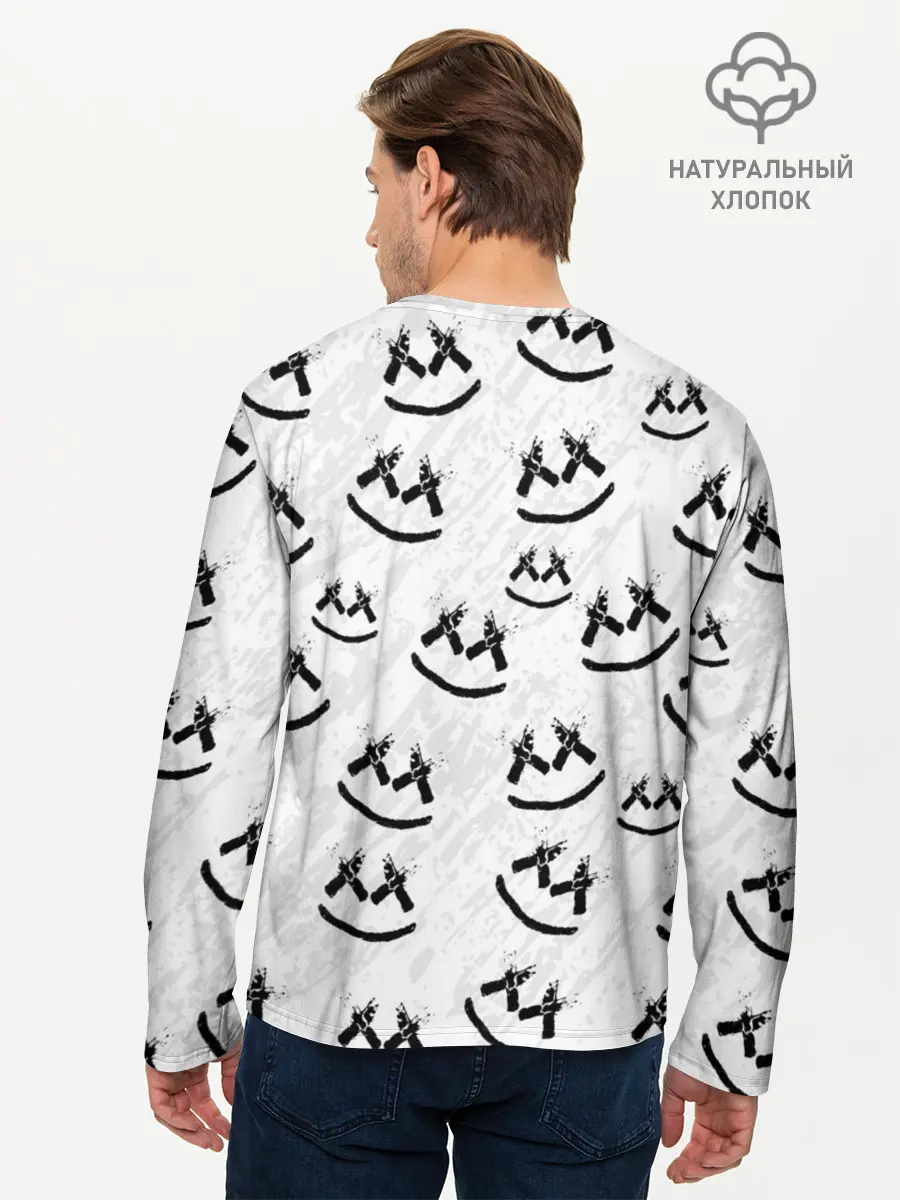 Мужской лонгслив базовый / MARSHMELLO PATTERN (P007_P004ooo1584775, P004ooo1584775)