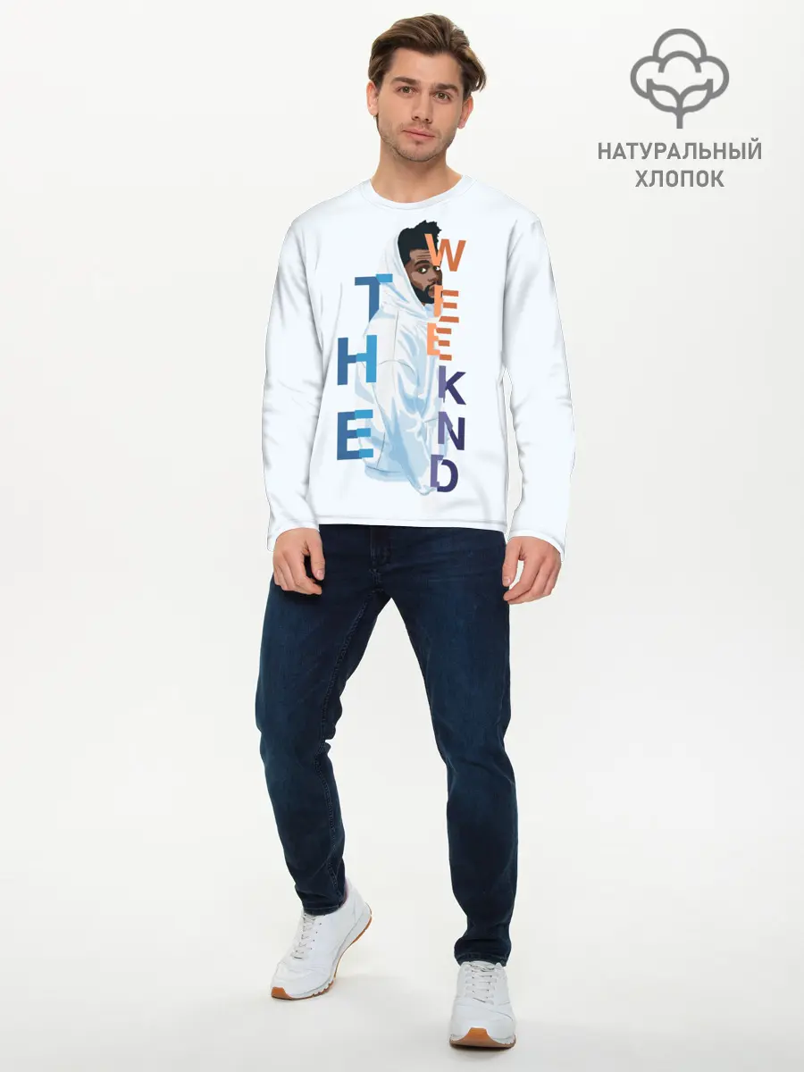 Мужской лонгслив базовый / The Weeknd (P007_P004ooo1584961, P004ooo1584961)