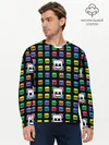 Мужской лонгслив базовый / Marshmello (P007_P004ooo1584965, P004ooo1584965)