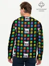 Мужской лонгслив базовый / Marshmello (P007_P004ooo1584965, P004ooo1584965)
