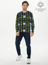Мужской лонгслив базовый / Marshmello (P007_P004ooo1584965, P004ooo1584965)