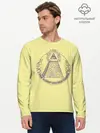 Мужской лонгслив базовый / Всевидящее око (P007_P004ooo1585003, P004ooo1585003)