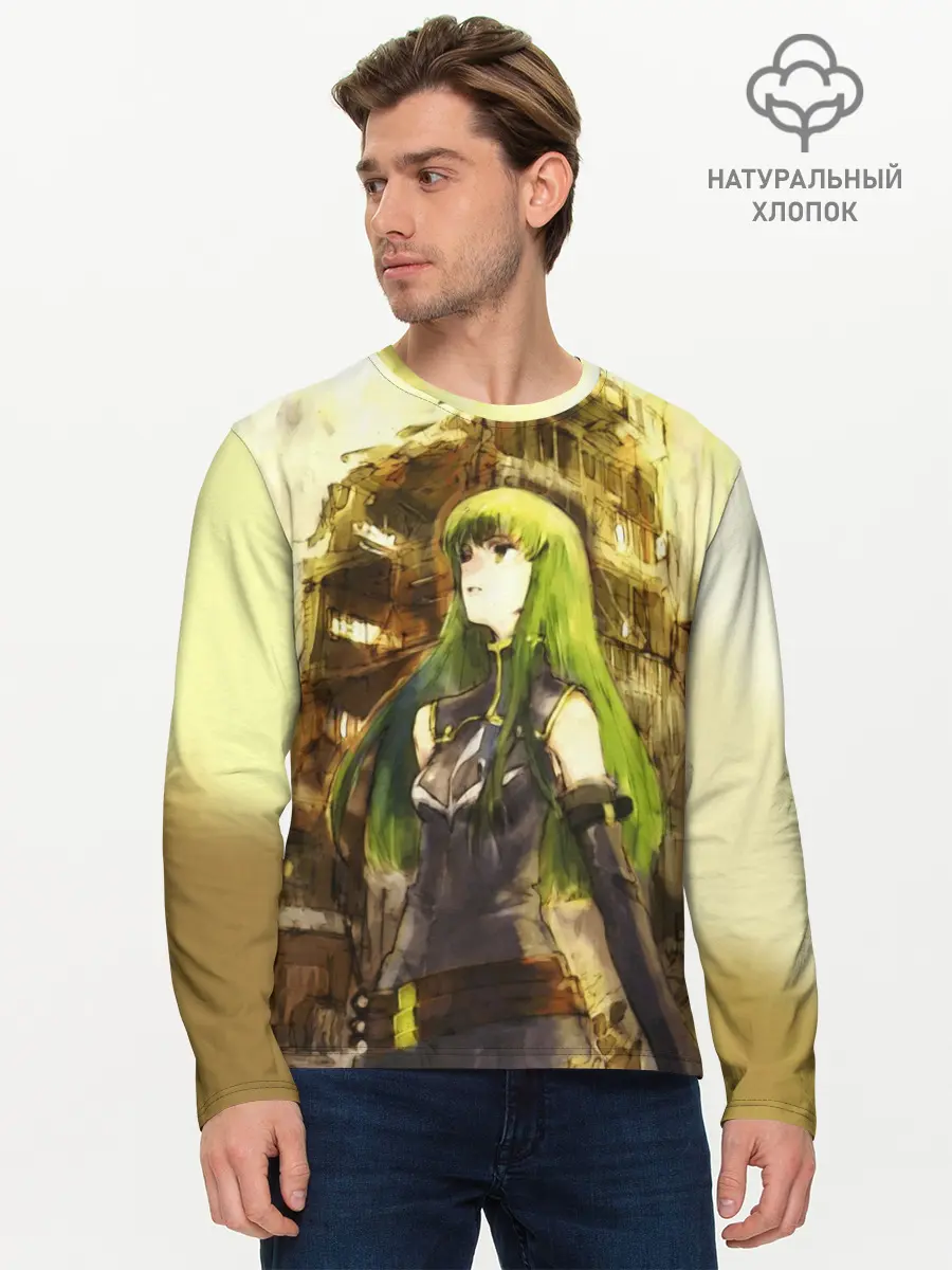 Мужской лонгслив базовый / Code Geass art (P007_P004ooo1585173, P004ooo1585173)